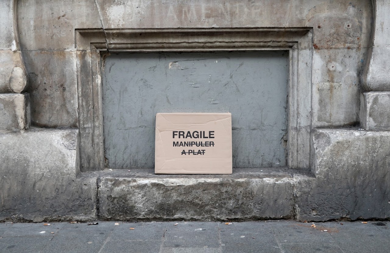 Laurent Lacotte, Art, Street, Fragile