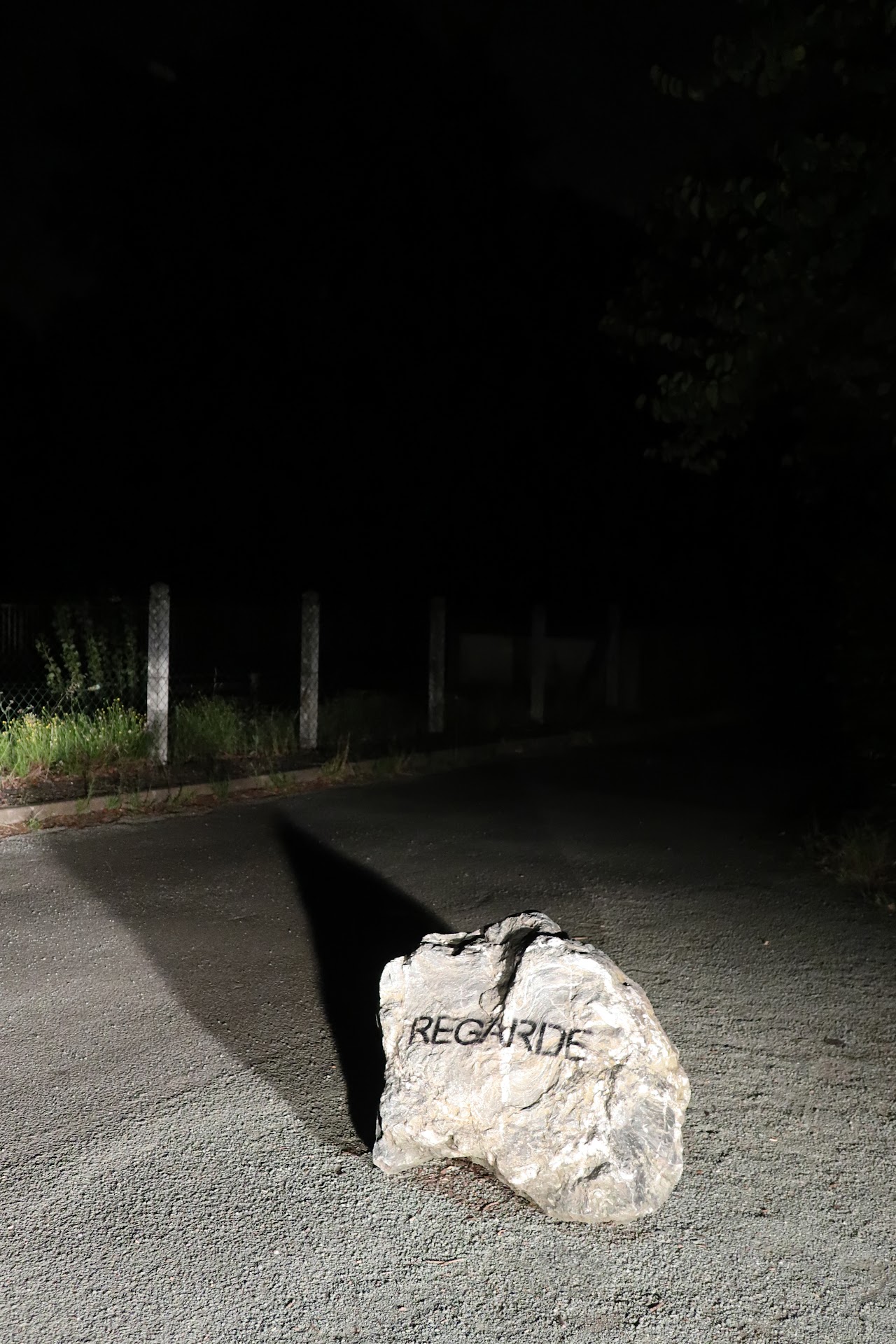 Laurent Lacotte, Empêchement, Textbasedart, Poésie, Stencil, Tchikebe